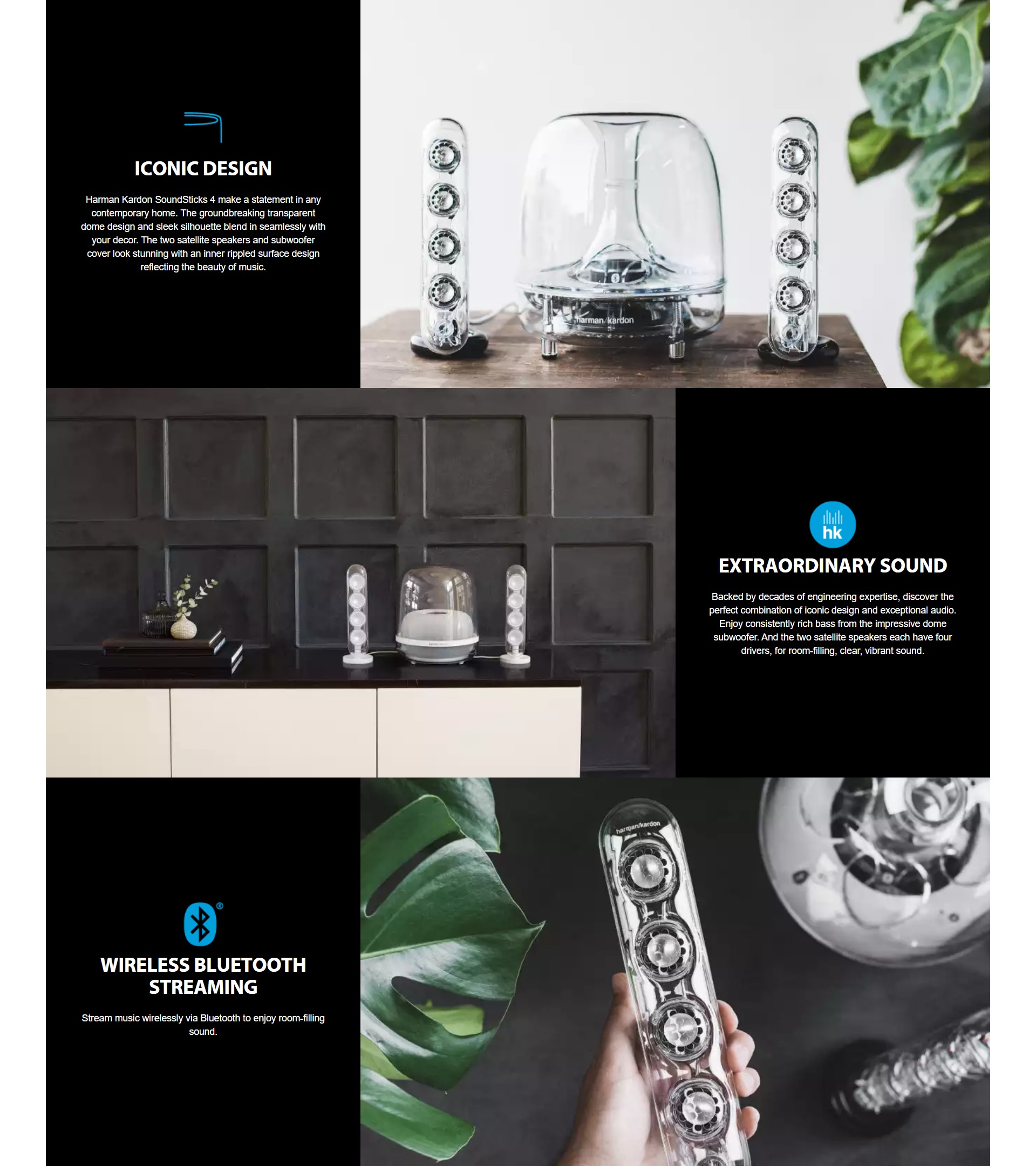 harman kardon soundsticks specs