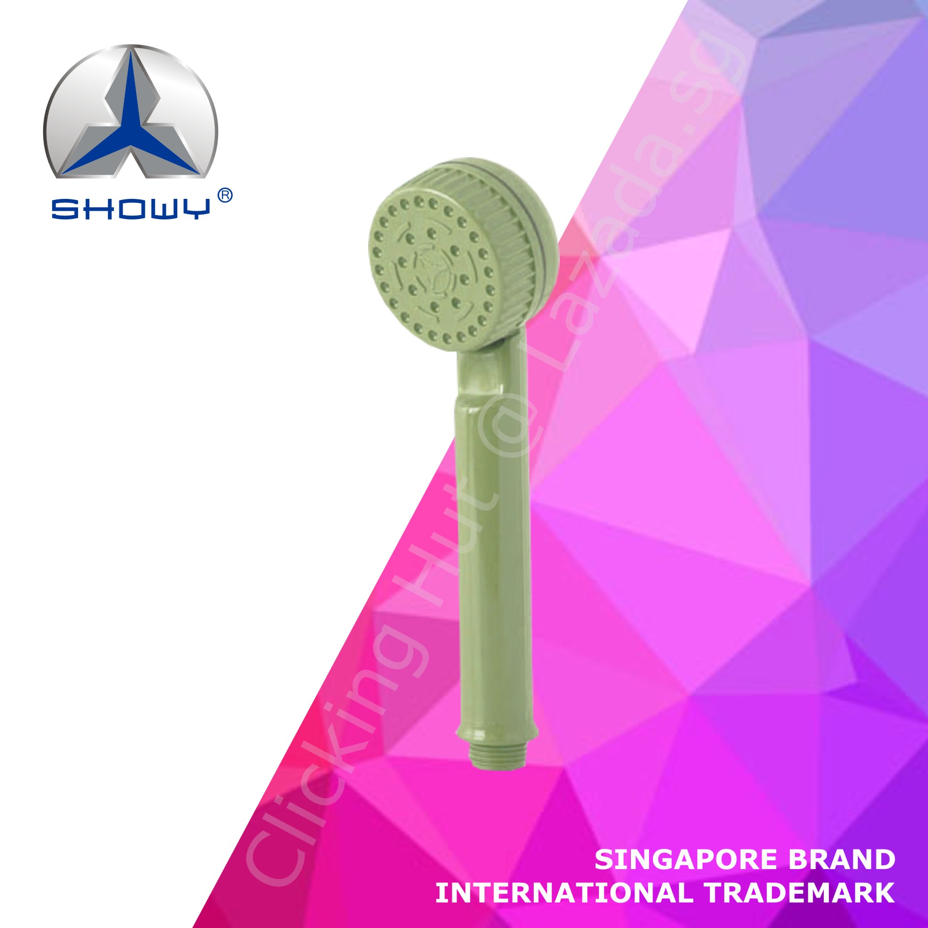 Showy Hand Shower Water Saving Bathroom Head A Singapore Brand