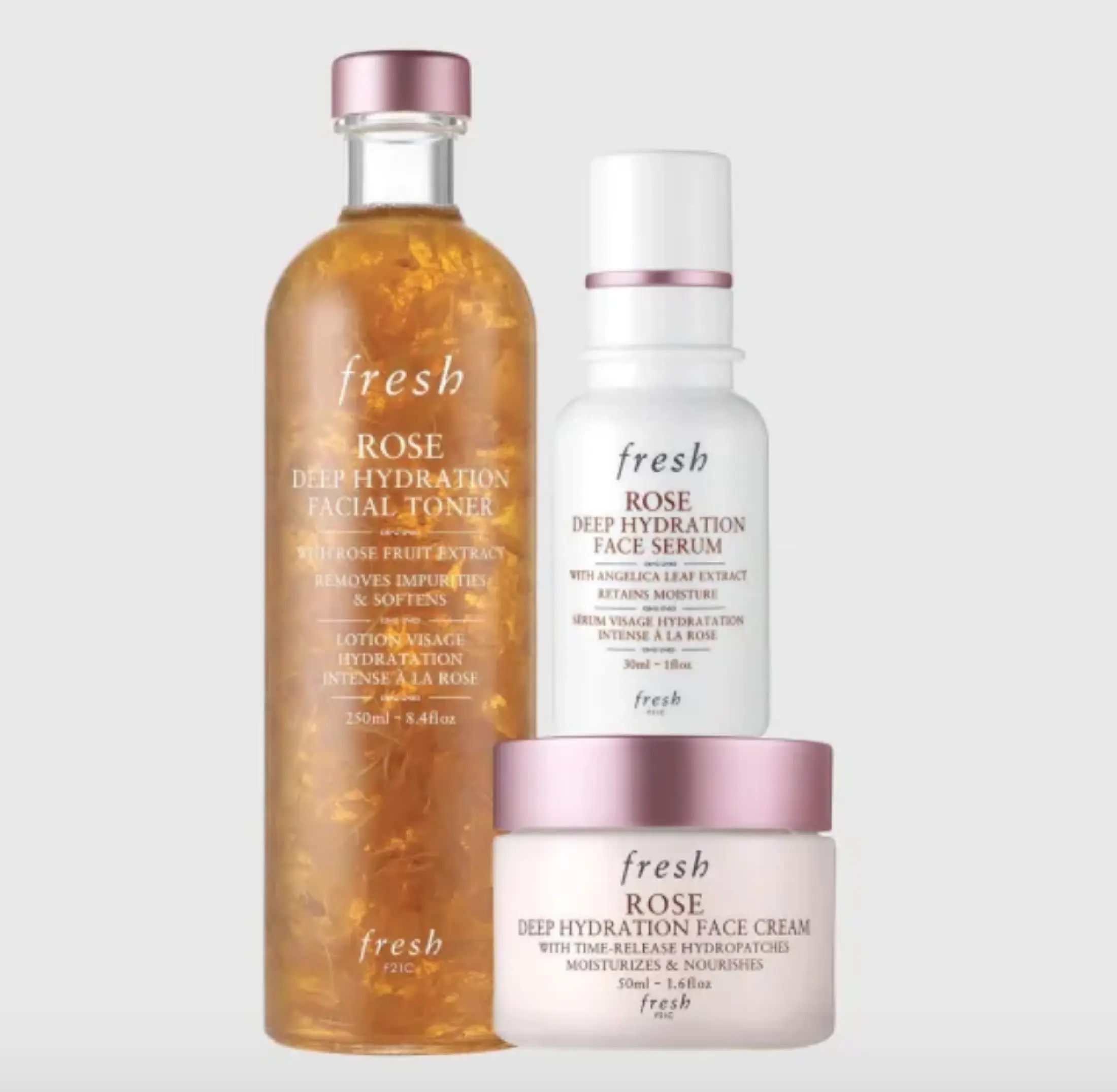 rose skincare set