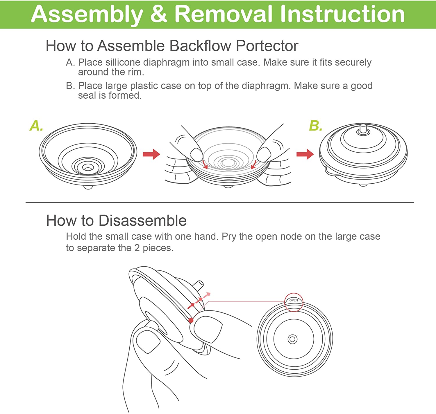 Maymom Silicone Membrane Backflow Protector And Spectra New Version Backflow Protector (2 Pcs) 8 Maymom Silicone Membrane Backflow Protector And Spectra New Version Backflow Protector (2 Pcs) -Baby Product aa4957bbf08b82f5f9b5aabd7c94413a
