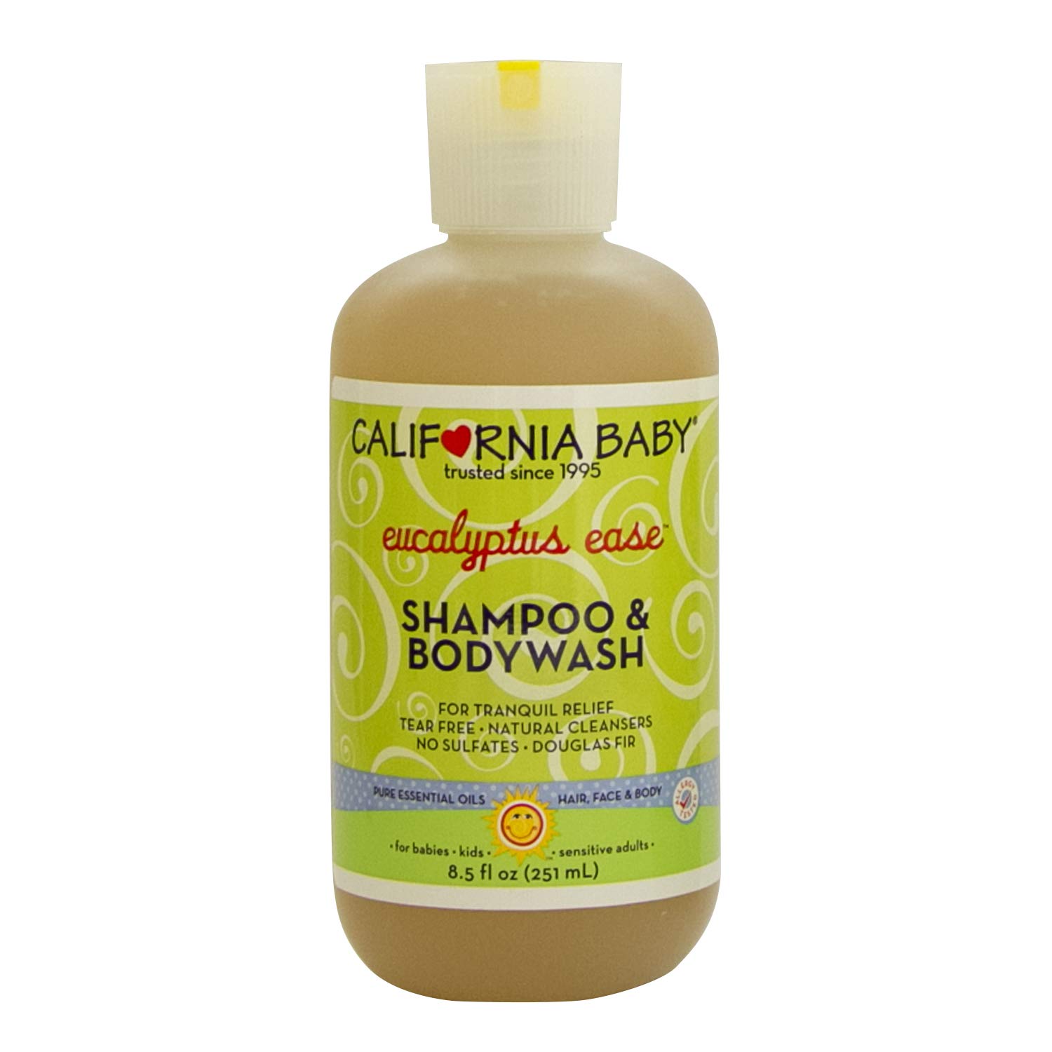 California Baby Shampoo & Bodywash 8.5oz (6 Types) -Baby Product adbc91571638f5ffff13e1cb275bedf7