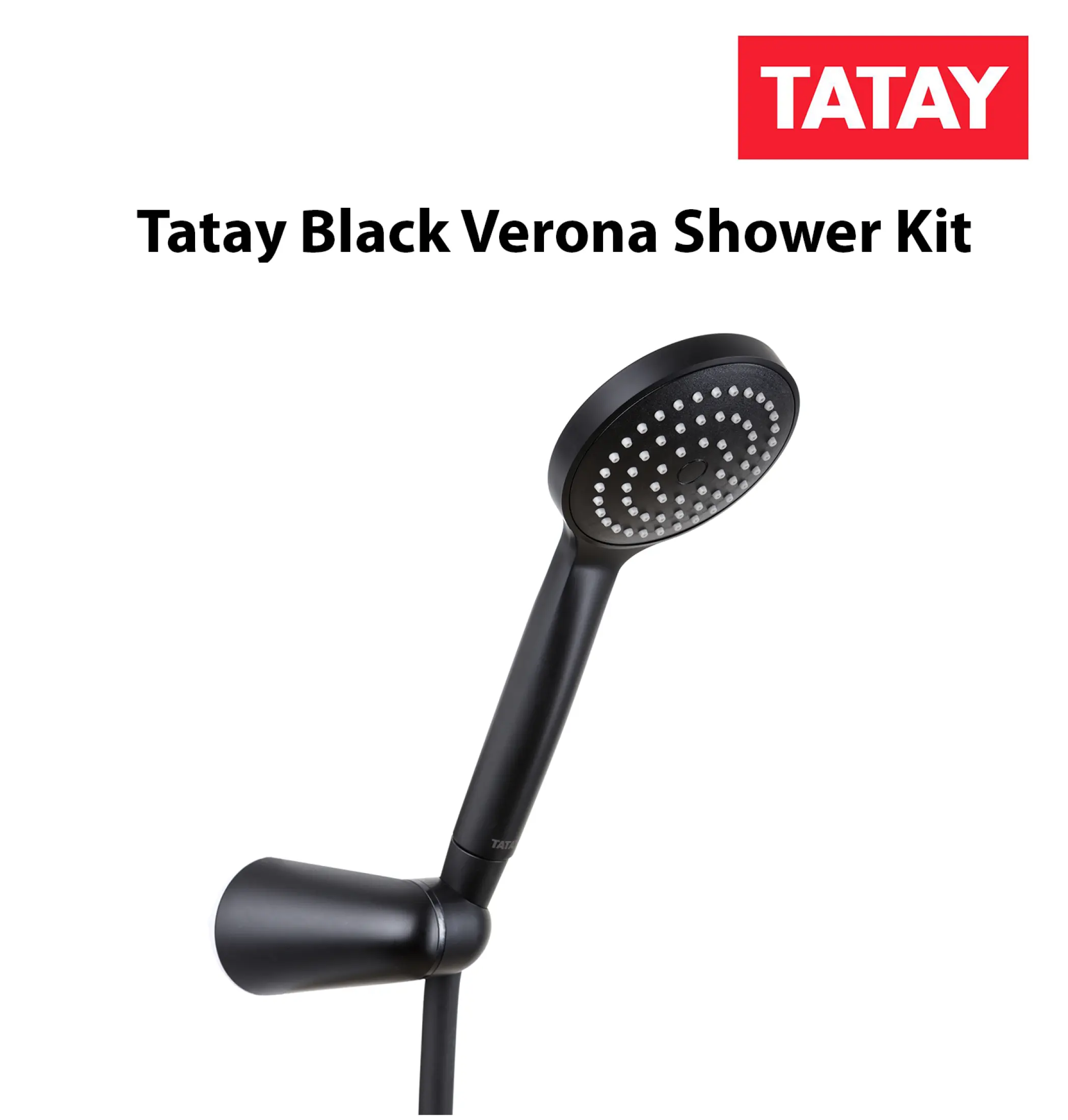 Tatay Verona Black Rain Effect With Water Saving System Shower Head Set Handshower Lazada Singapore