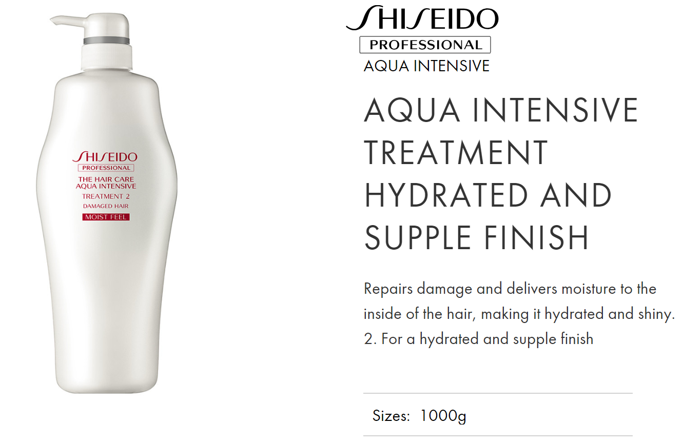 Shiseido Aqua Intensive Treatment 2 1000ml Made In Japan Lazada Singapore