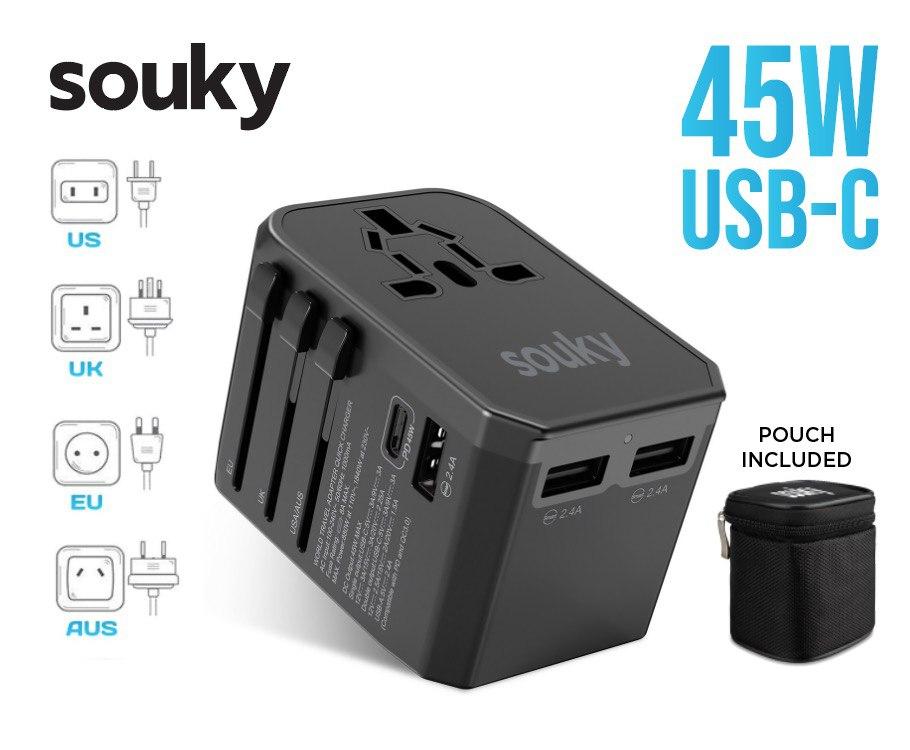 Sport en vakantie World Wide Travel Adapter DOMINICAN REPUBLIC