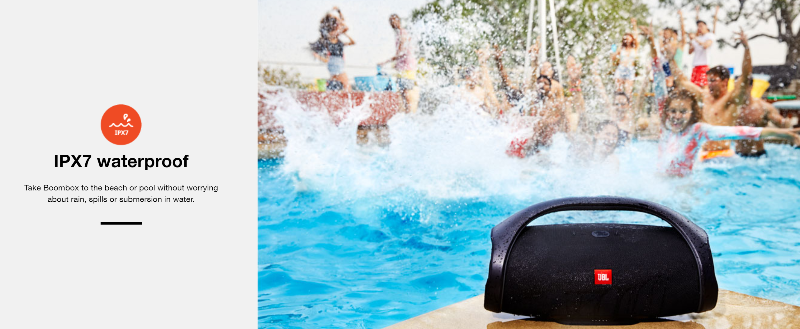jbl boombox pool