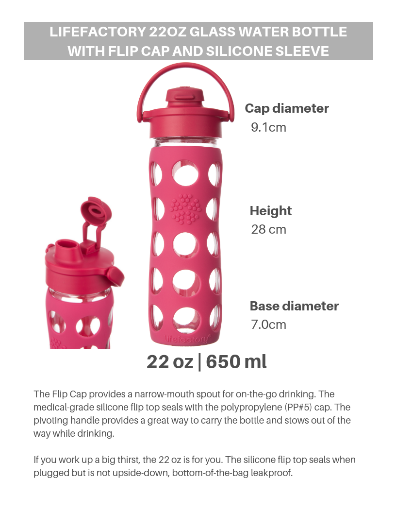 lifefactory water bottle 22oz