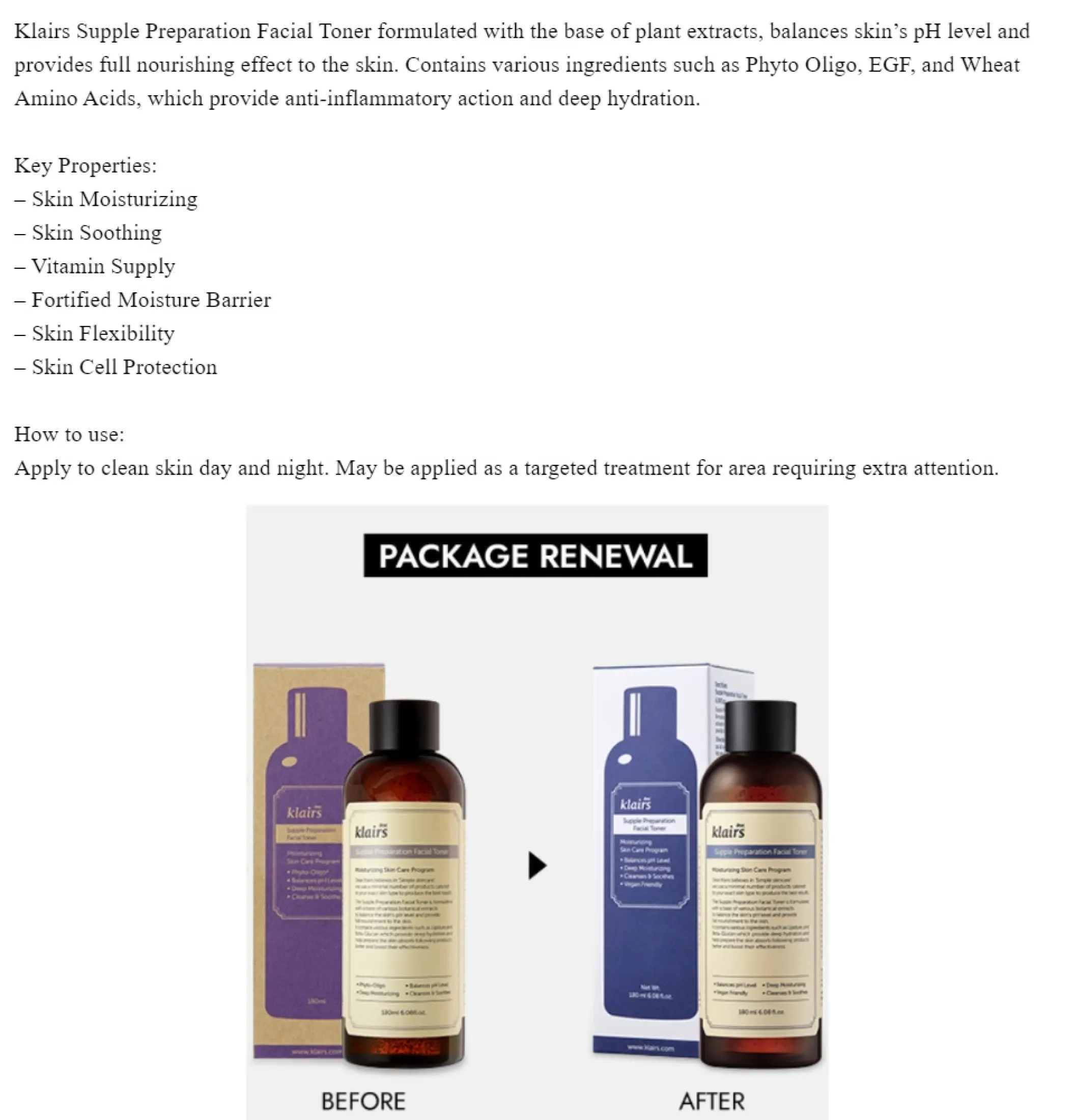 supple preparation facial toner