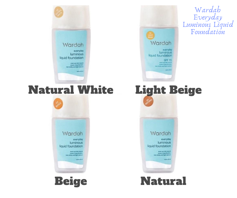 wardah liquid foundation luminous