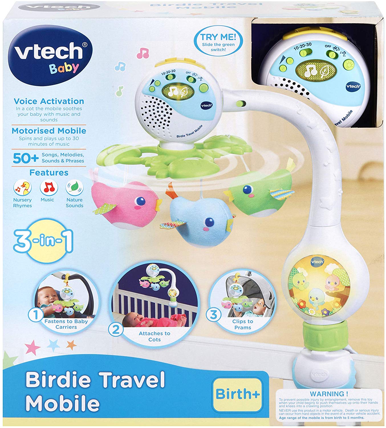 Vtech Birdie Travel Mobile -Baby Product be56b5caa6e714c6955586bd9a9c5a9d