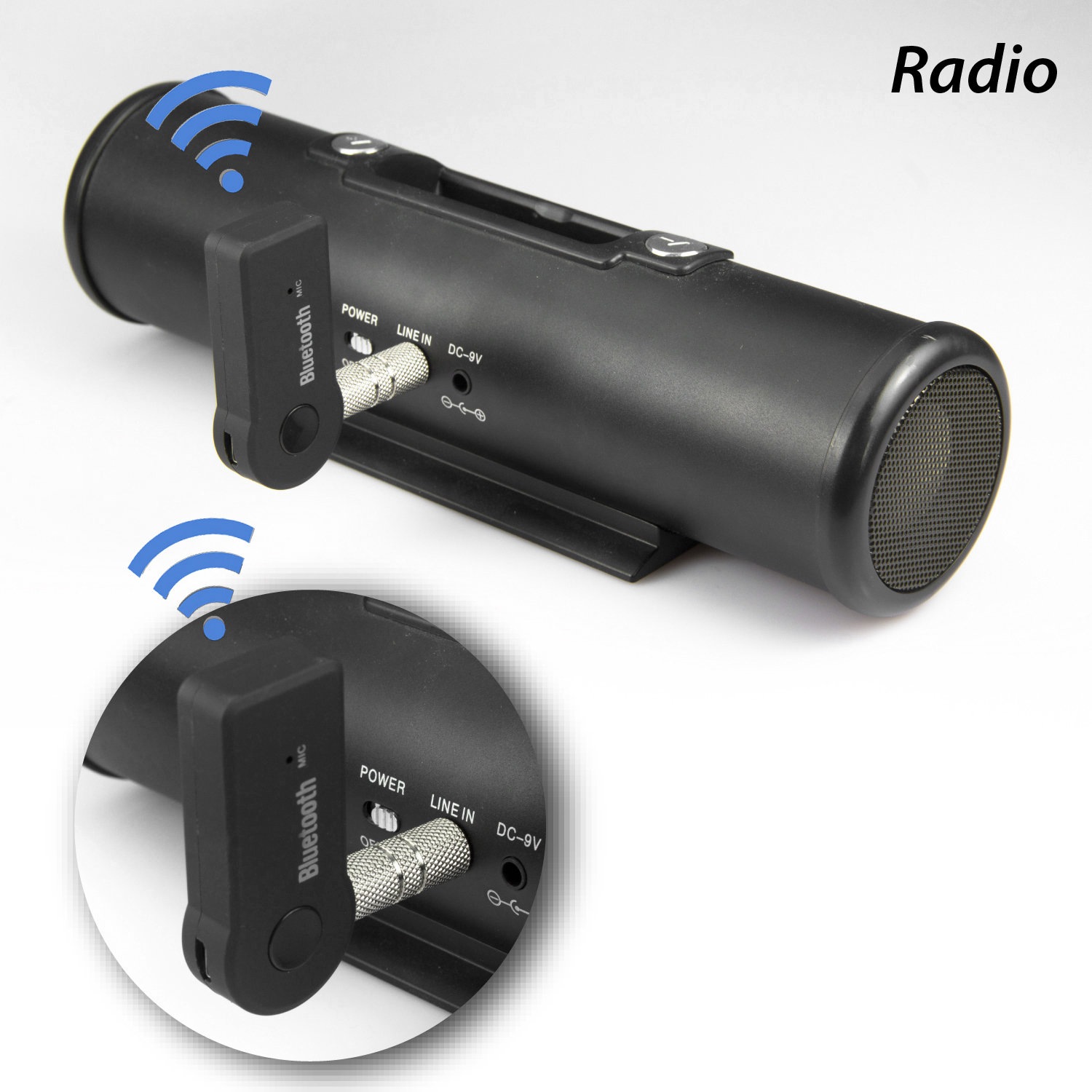 Wireless Bluetooth 3.0 Music Receiver Handsfree 3.5mm Adapter Car AUX Speaker