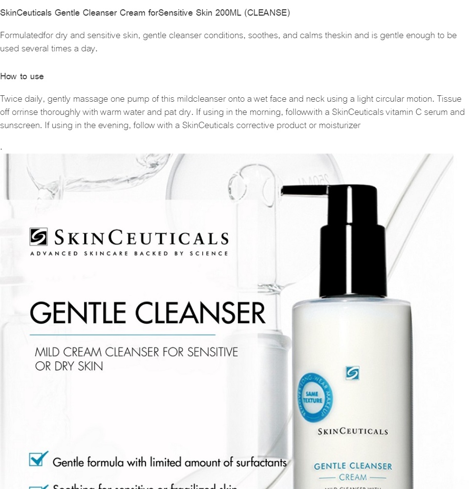 skinceuticals cream cleanser