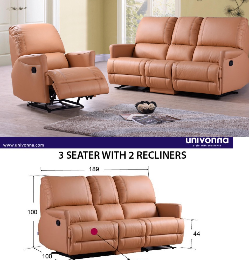 Univonna recliner sofa hot sale