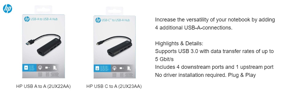 Increase the versatility of your notebook by adding 4 additional USB-A-connections. Highlights & Details Supports USB 3.0 with data transfer rates of up to 5 Gbit/s Includes 4 downstream ports and 1 upstream port No driver installation required. Plug & Play