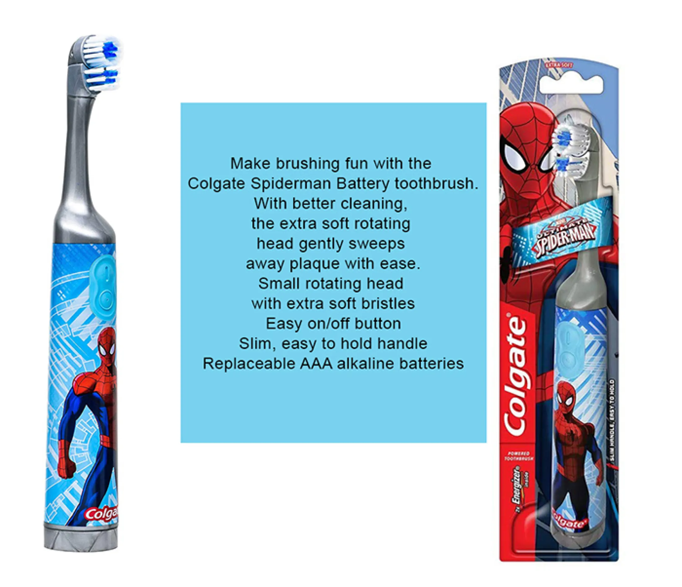 colgate spiderman toothbrush