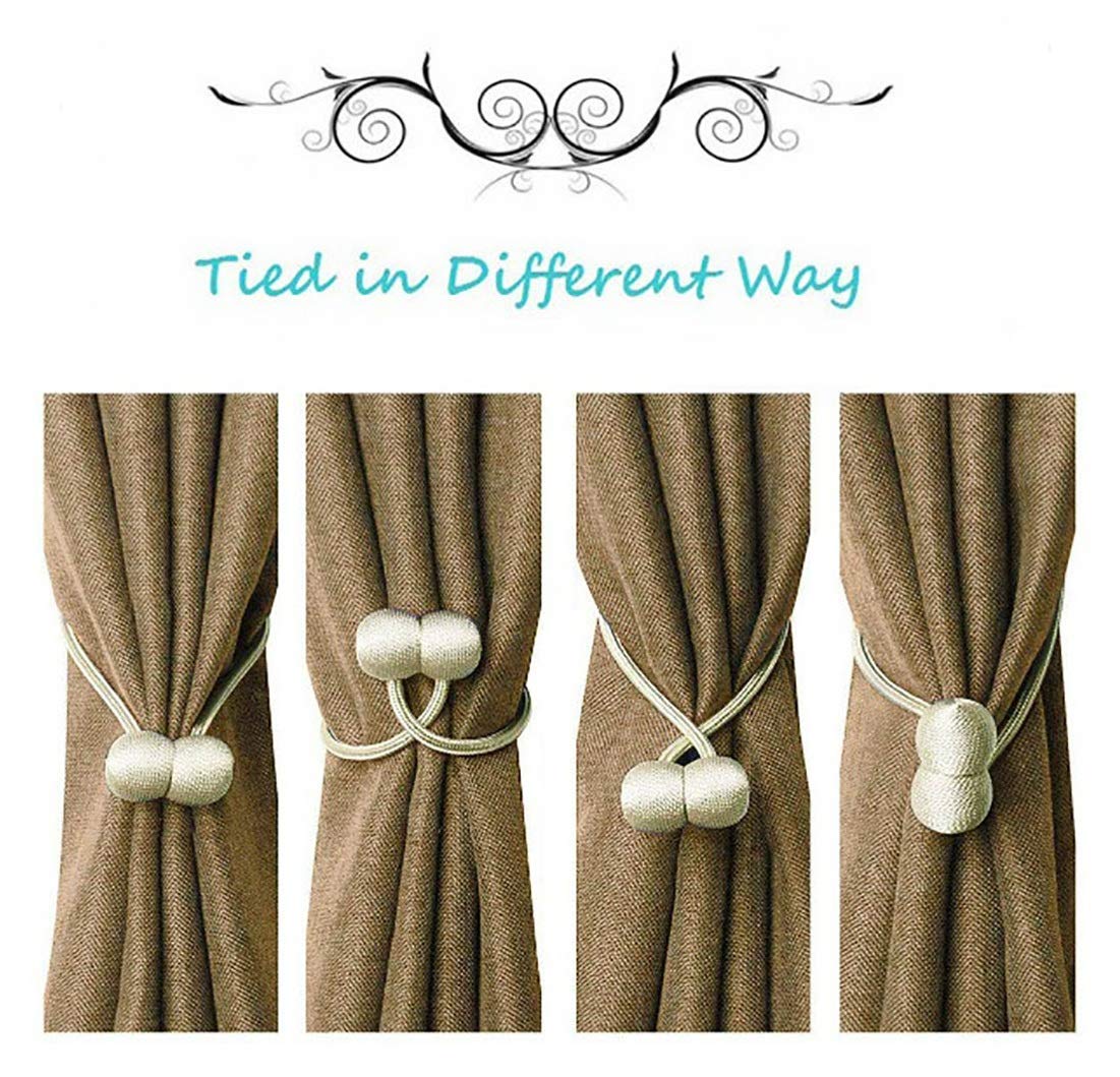 Sol Home 2pcs Magnetic Curtain Tie Back 47cm X 2pcs Window