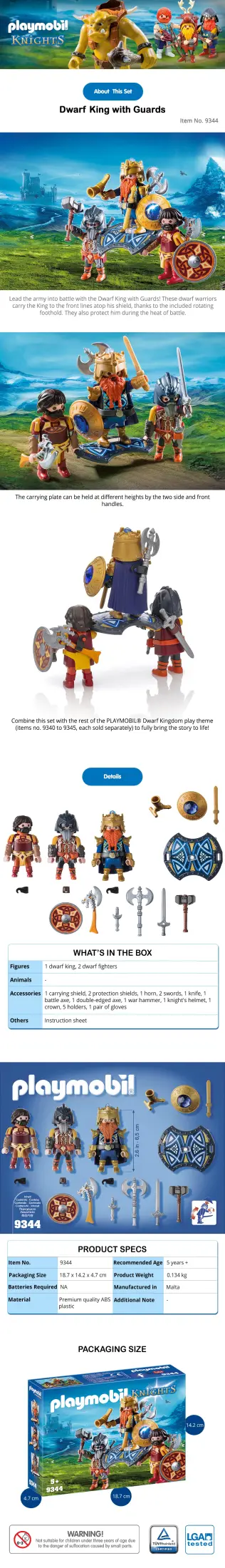 playmobil dwarf king