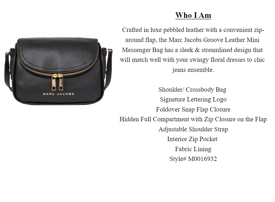 Marc jacobs zip on sale that mini messenger bag