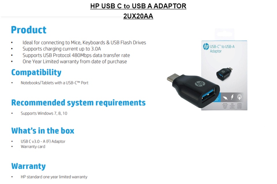 Ideal for connecting to mice, keyboards and USB flash memory. Supports charging current of up to 3.0 A Supports a USB data transfer rate of 480 Mbit/s