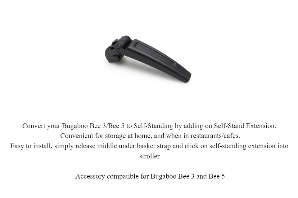 bugaboo bee 5 self stand extension