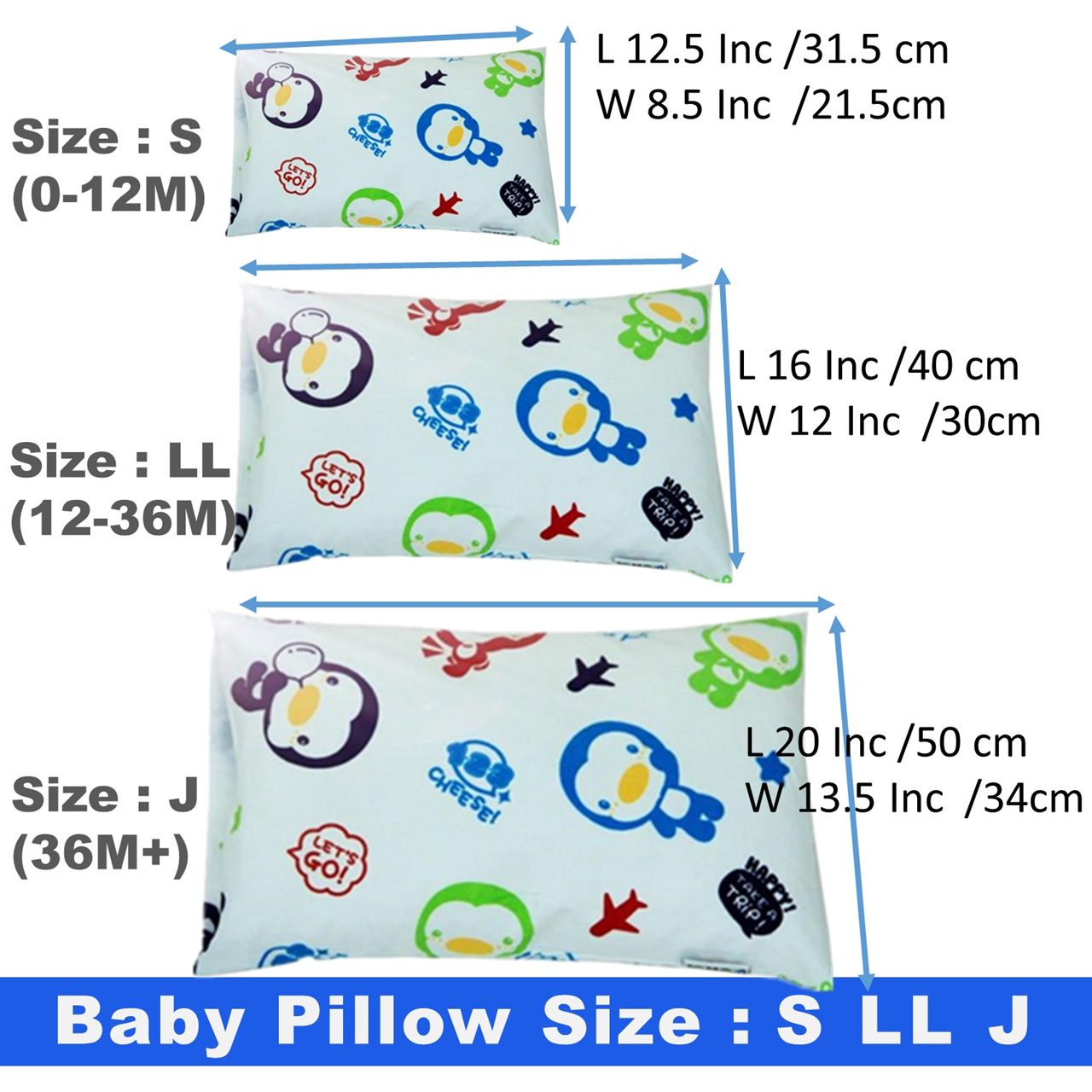 Puku Baby Pillow With Pillow Case Size S For Baby 0 18m Ll For
