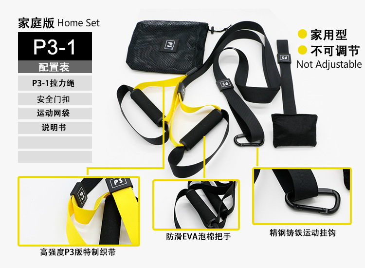 Trx Suspension Resistance Trainer Kit Washable Rubber Grips And