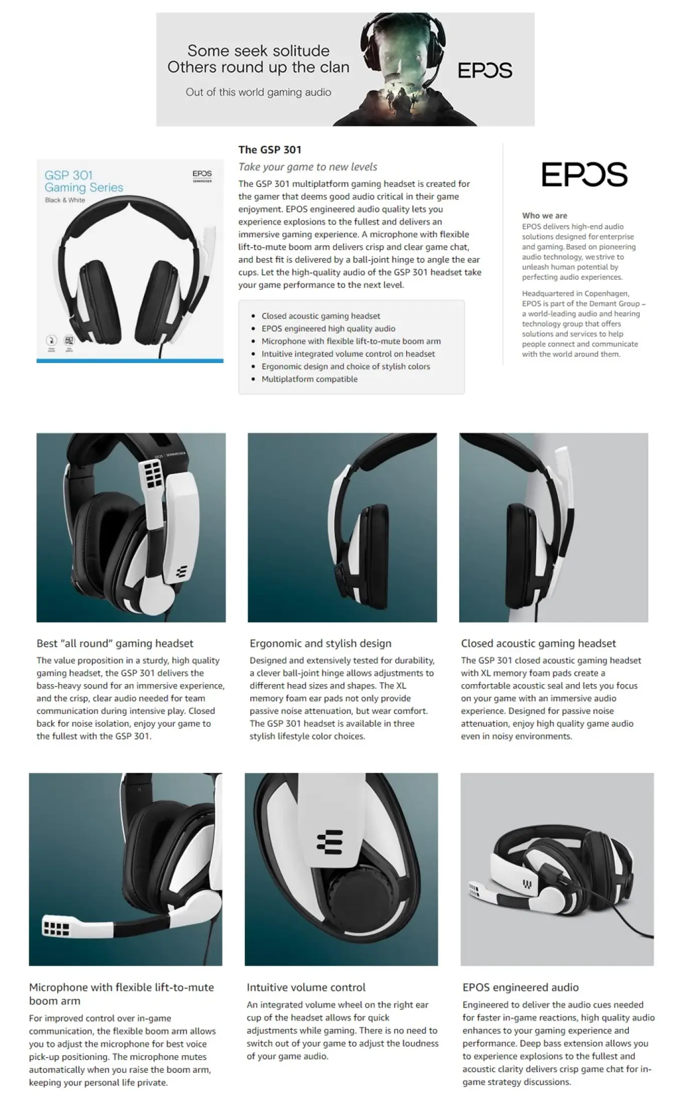epos sennheiser gsp 301