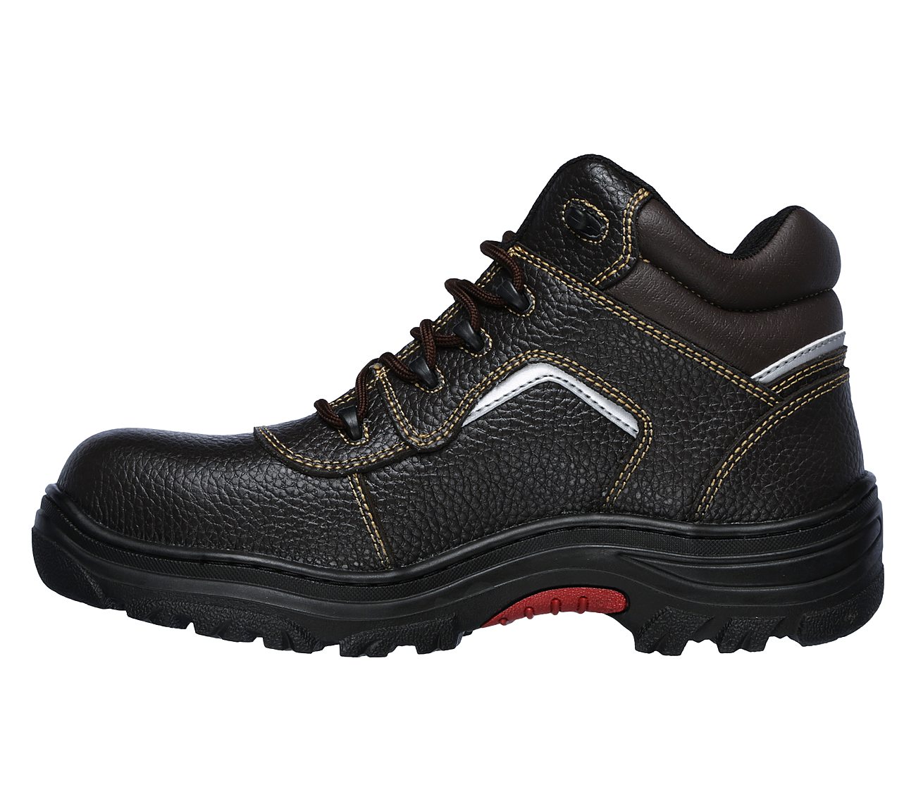 Skechers Work 77144 DBRN Dark Brown Composite Toe Cap Safety Shoe Mid ...