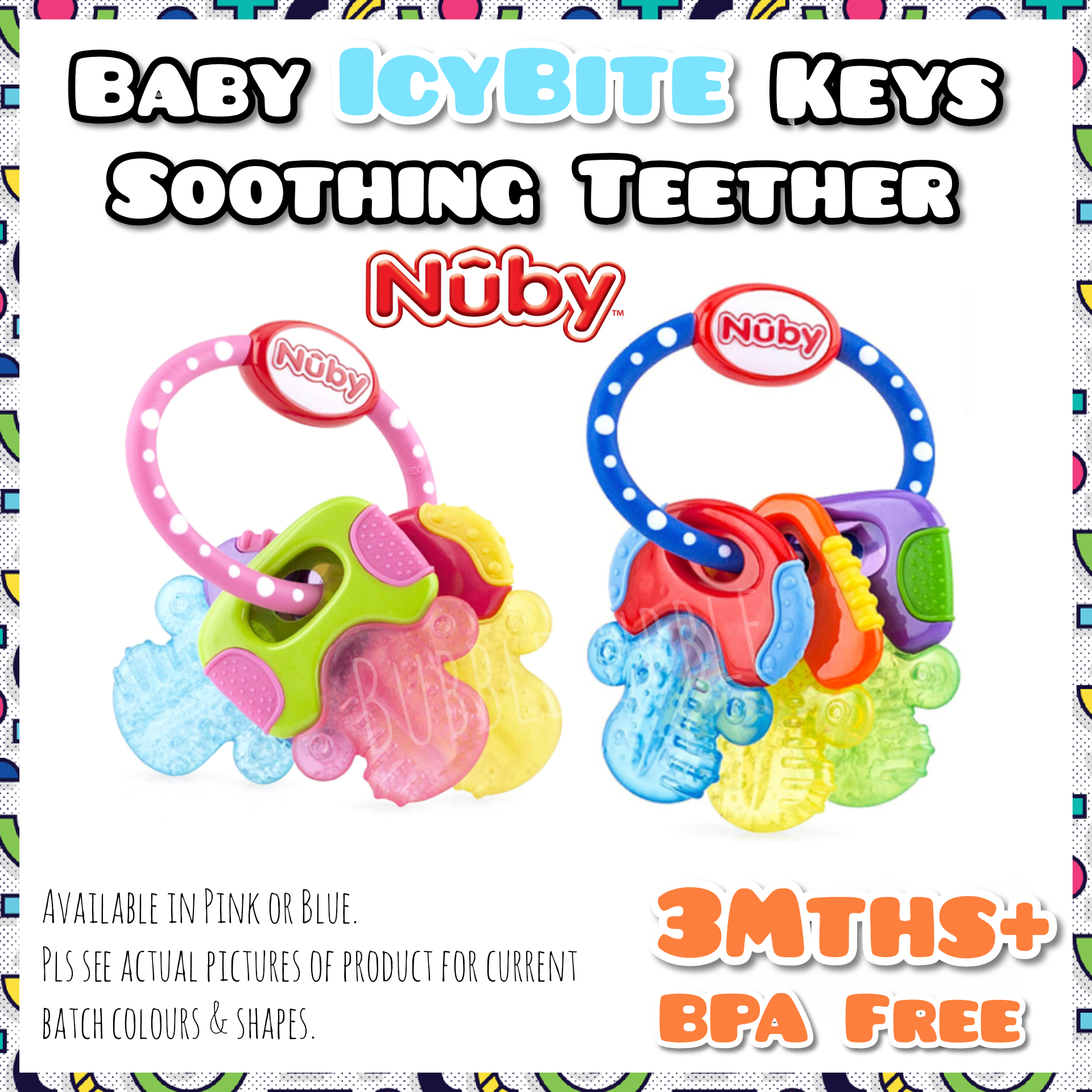 nuby soothing teether icybite