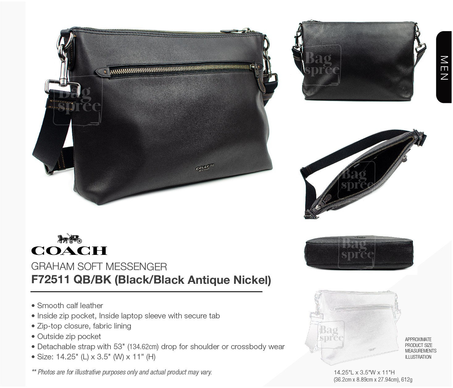 coach laptop messenger bag