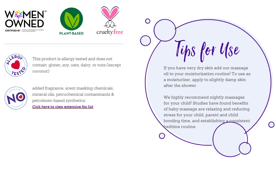 California Baby Body Oil 4.5oz (5 Types) -Baby Product cfaa125506a7a3db9bc7386c6cb11853