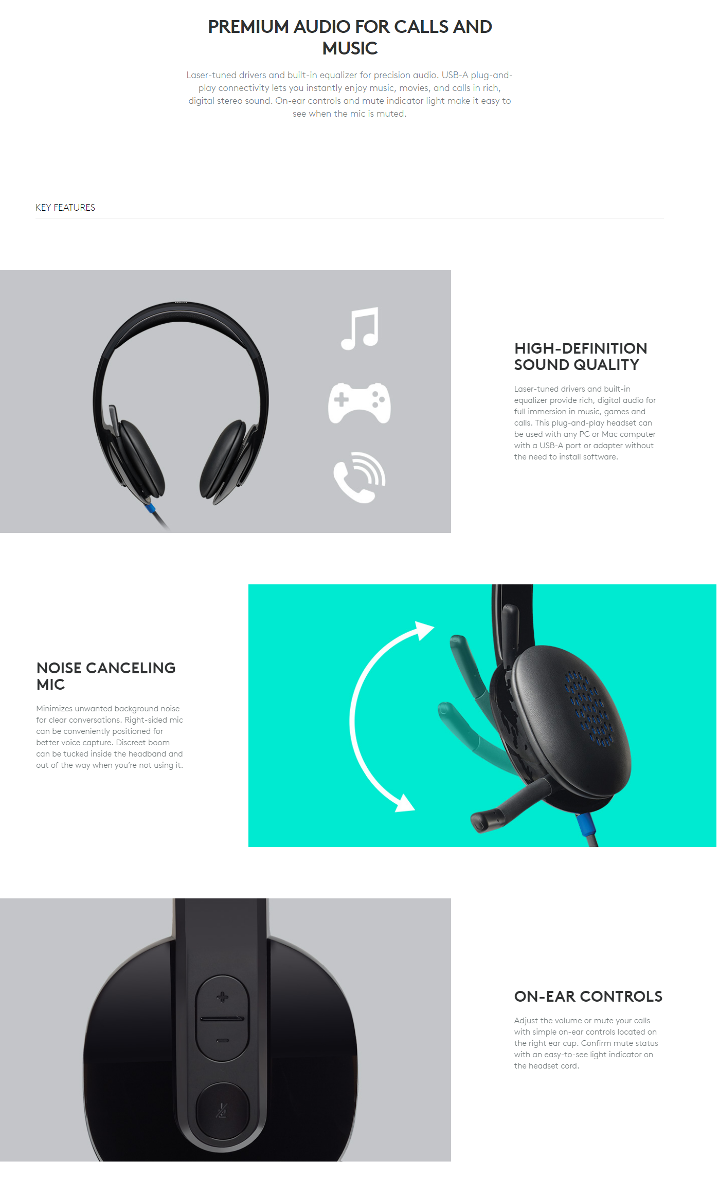 logitech h540 drivers
