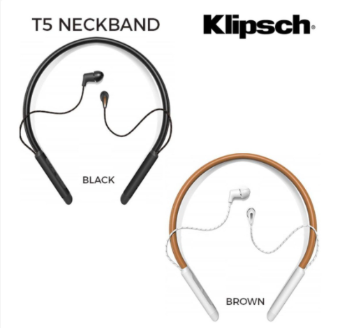 klipsch t5 neckband headphones