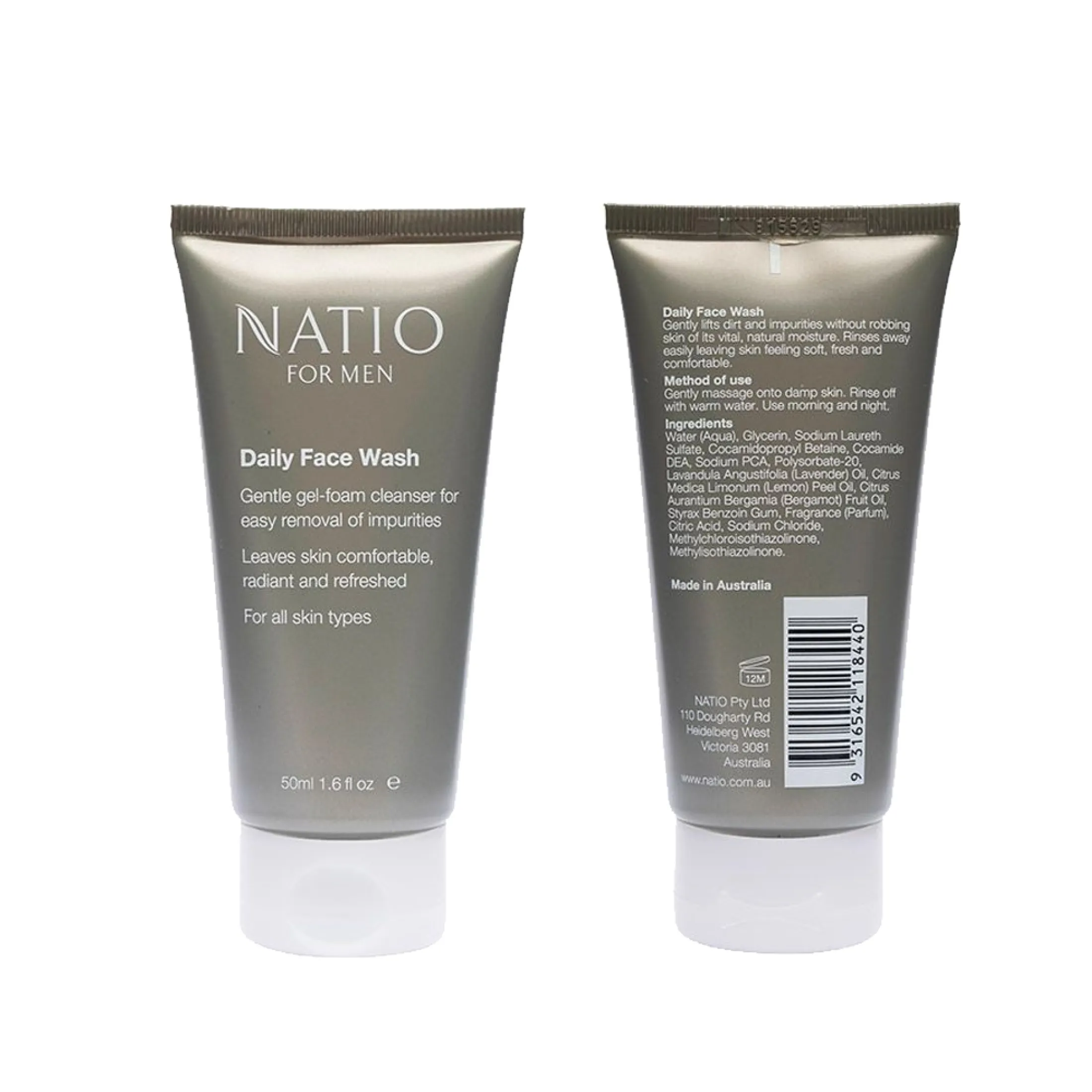 natio mens face wash
