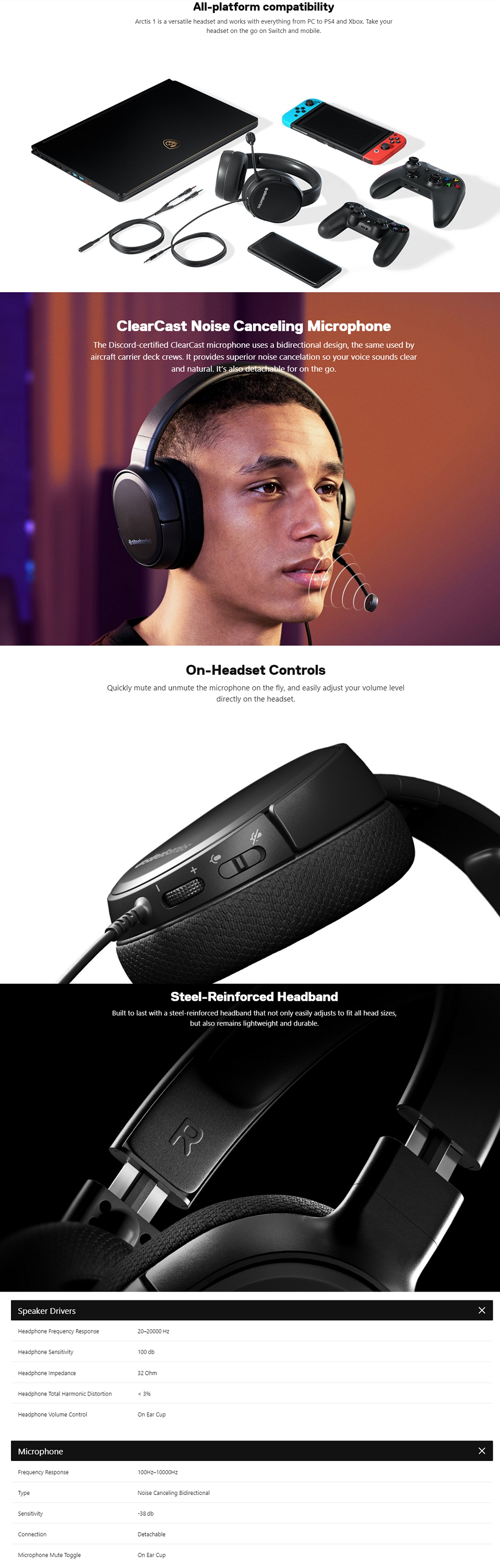 all arctis headsets