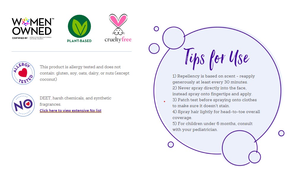 California Baby Natural Bug Blend Repellent Spray (2oz / 6.5oz) -Baby Product df3645840d657636e1b8a72040205d1f