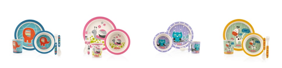 Nuby Printed Bamboo Feeding Set (4 Colours) 11 Nuby Printed Bamboo Feeding Set (4 Colours) -Baby Product e102afb3fcc8344274022f2ed707343e