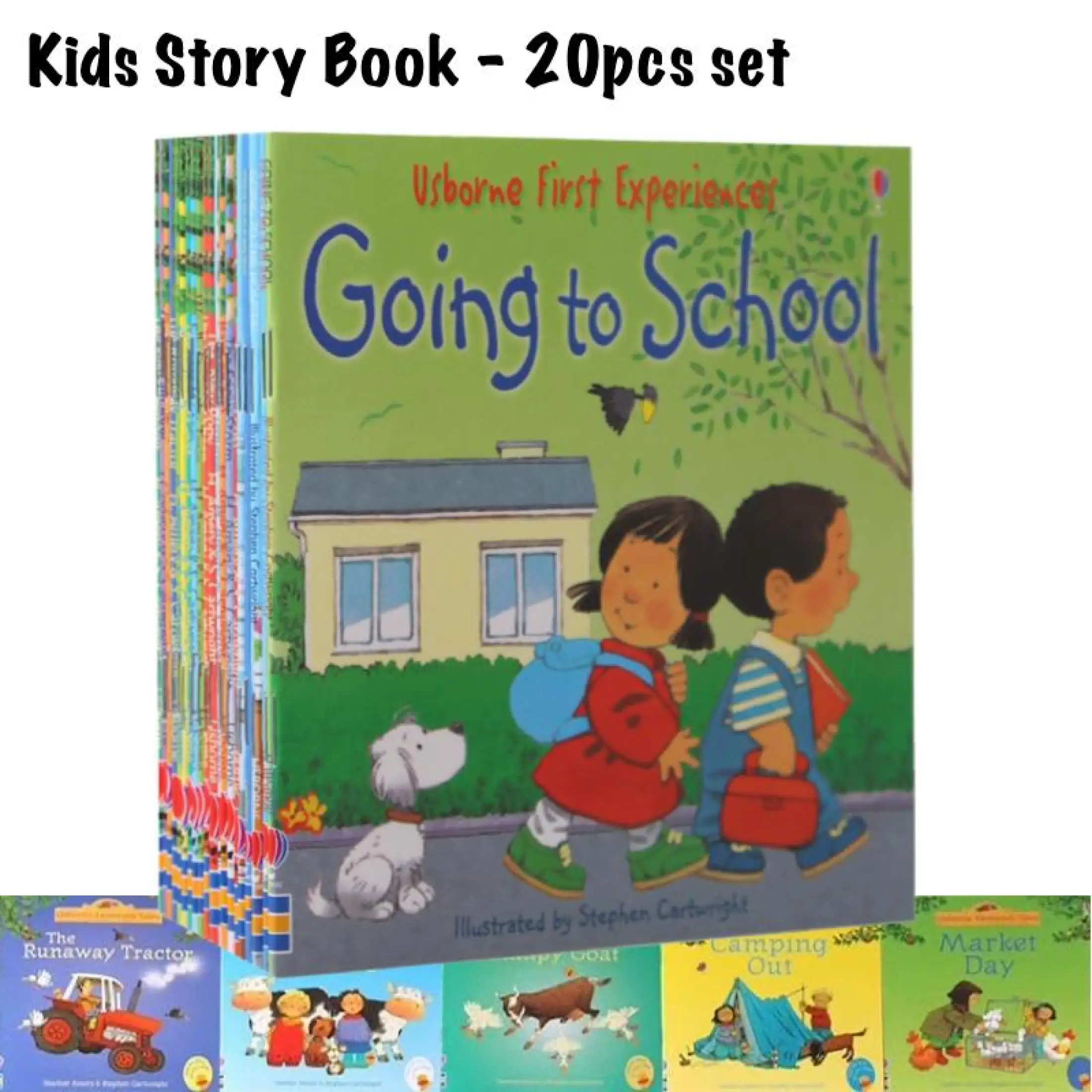 pcs Kids Story Book Set Pre School Educational Bedtime Story Tales Lazada Singapore