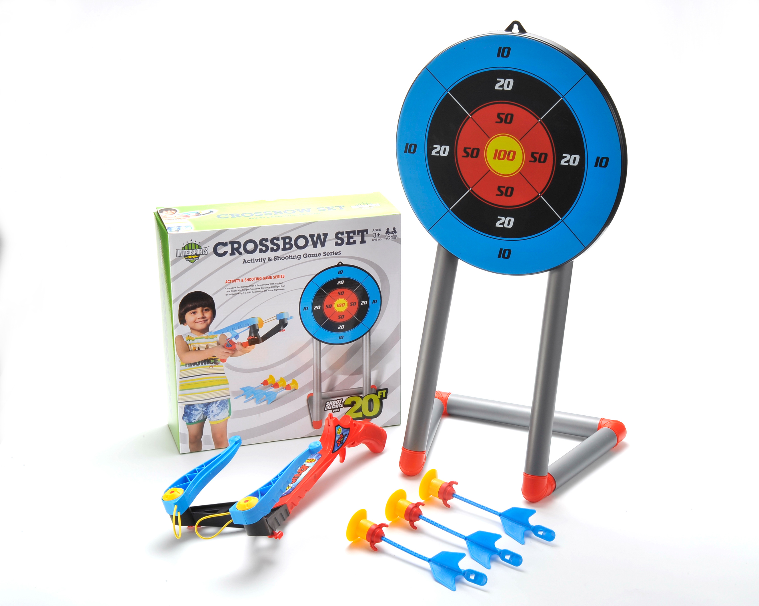 Fulfilled By Lazada United Sports Crossbow Set Activity And Shooting Game Series Indoor Outdoor Sport Toy Games For Kids Lazada Singapore