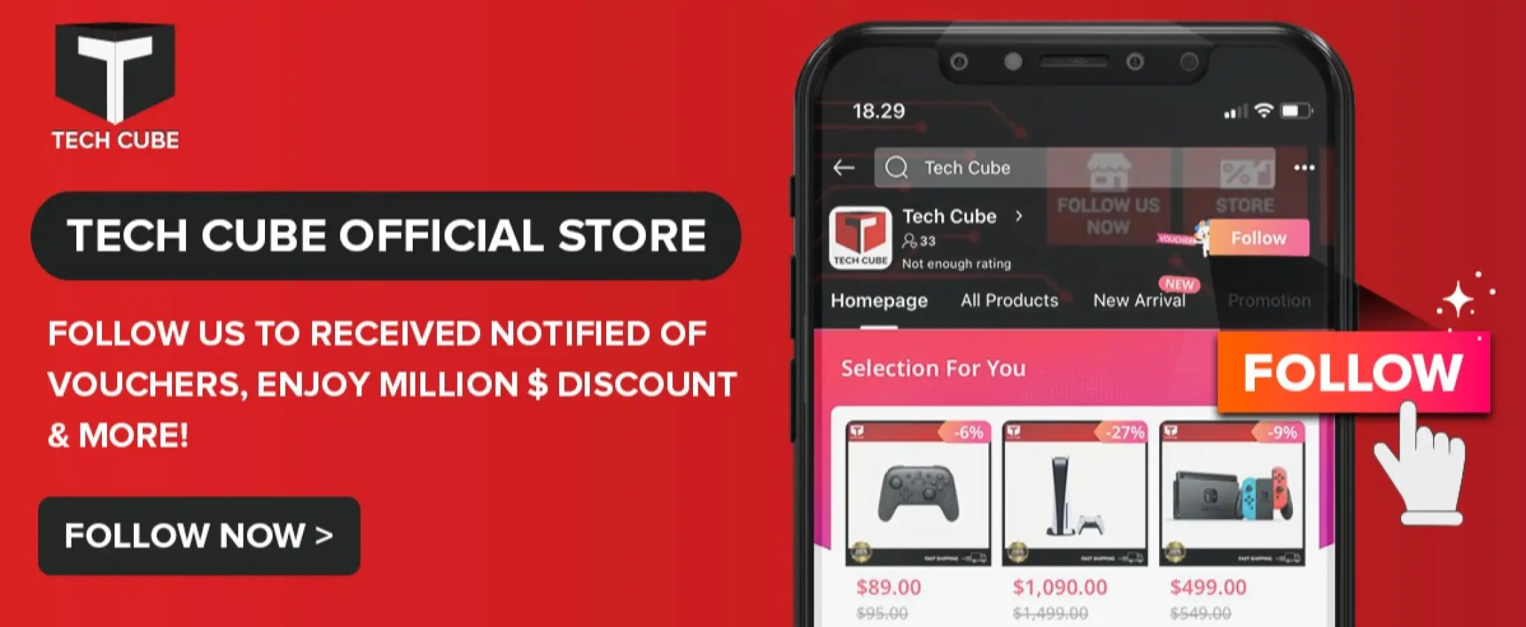 Tech Cube Lazada Sg