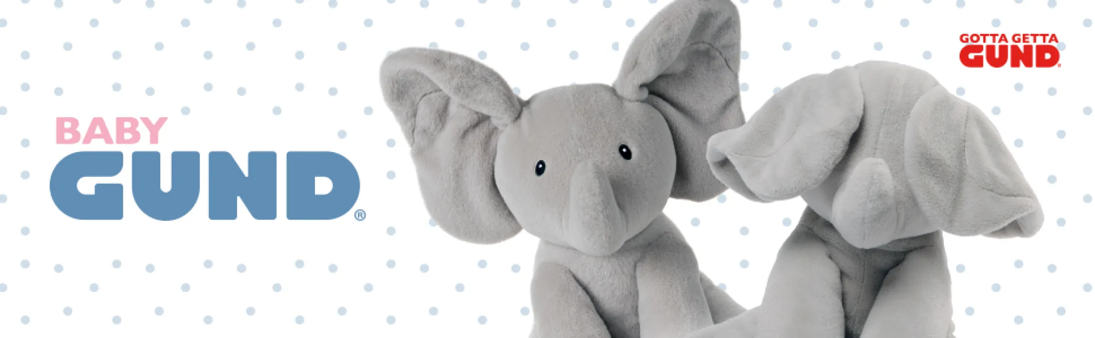 baby gund animated flappy the elephant stuffed animal plush