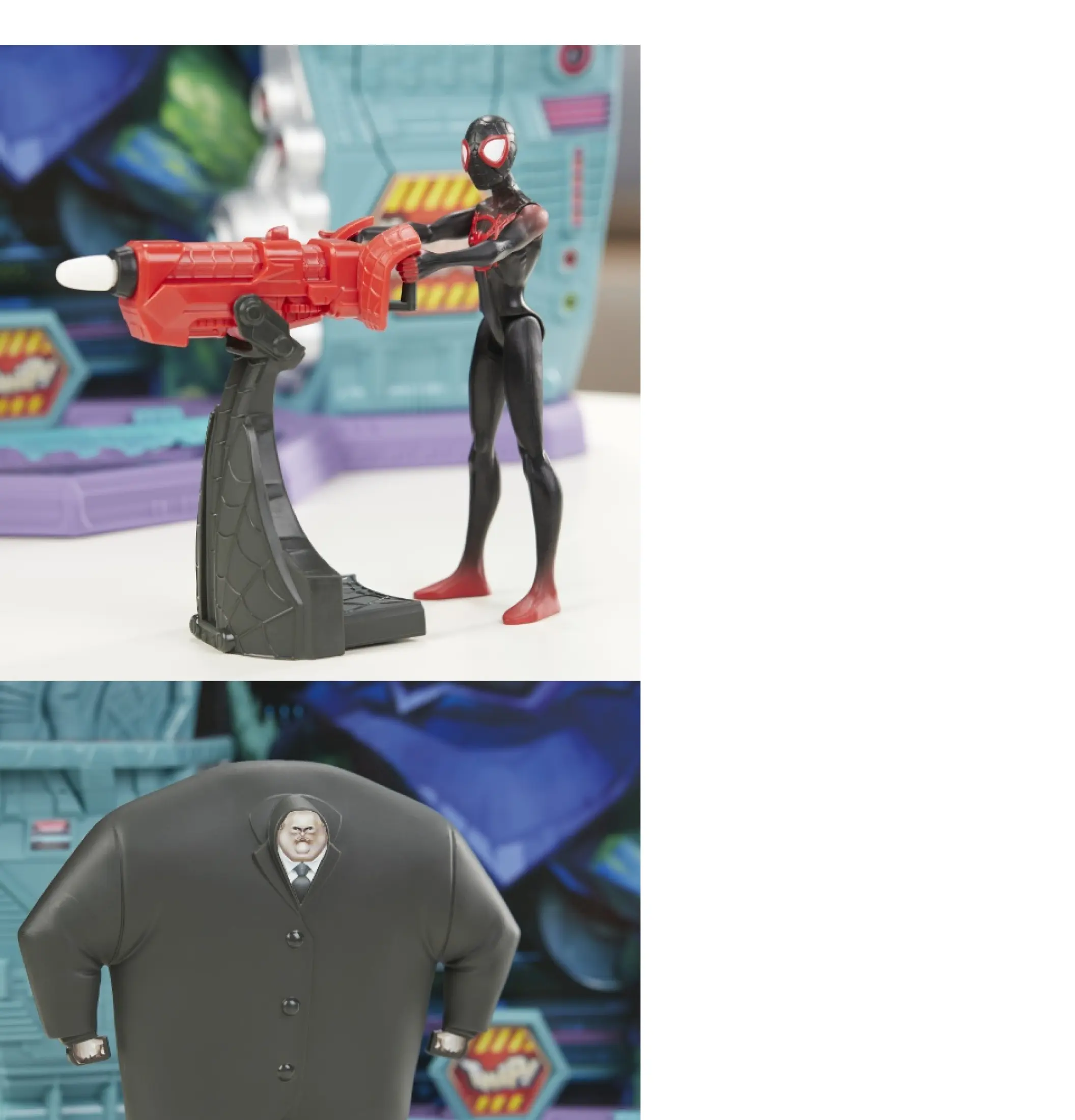spider man into the spider verse super collider playset