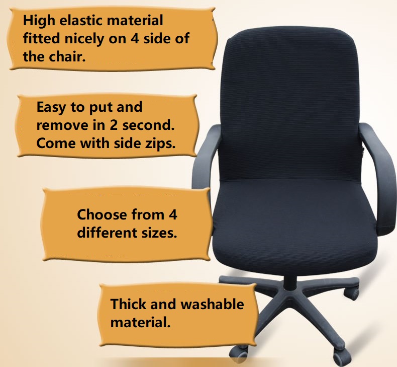Washable Home Office Chairs Cover Computer Chair Covers Many Sizes