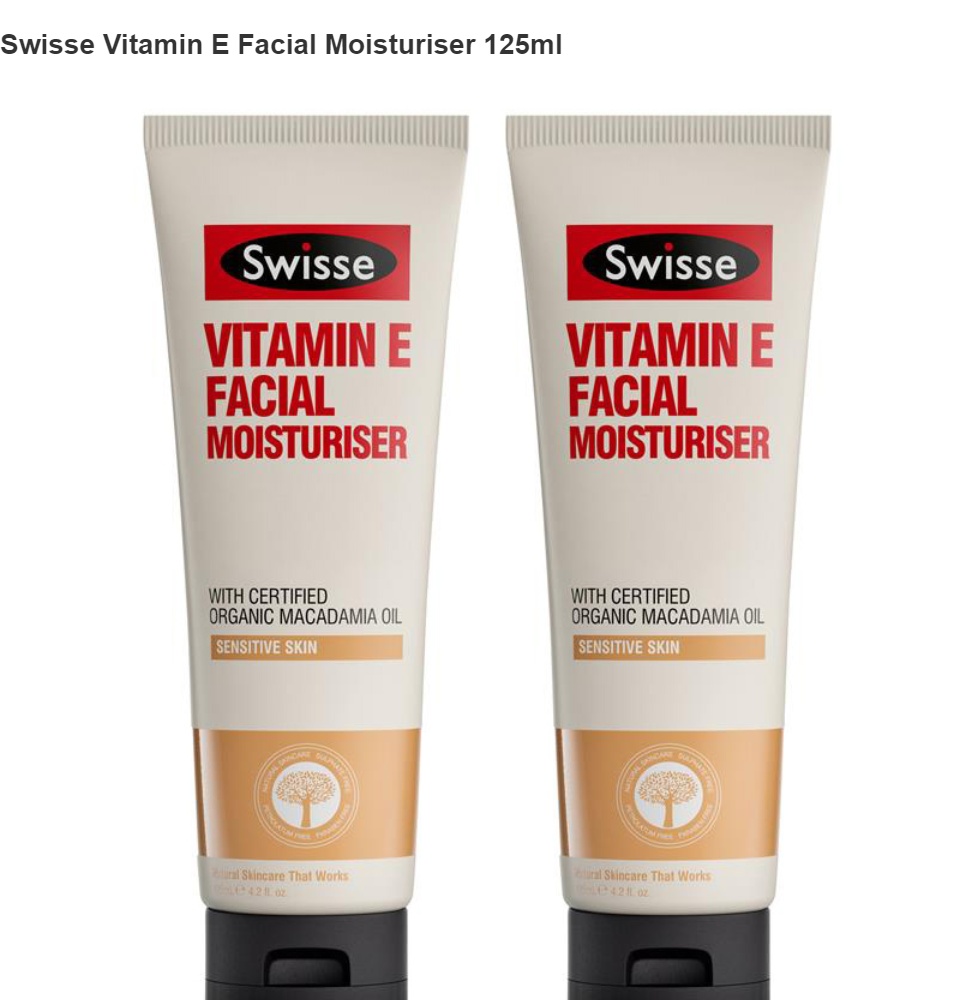 swisse vitamin e facial moisturiser