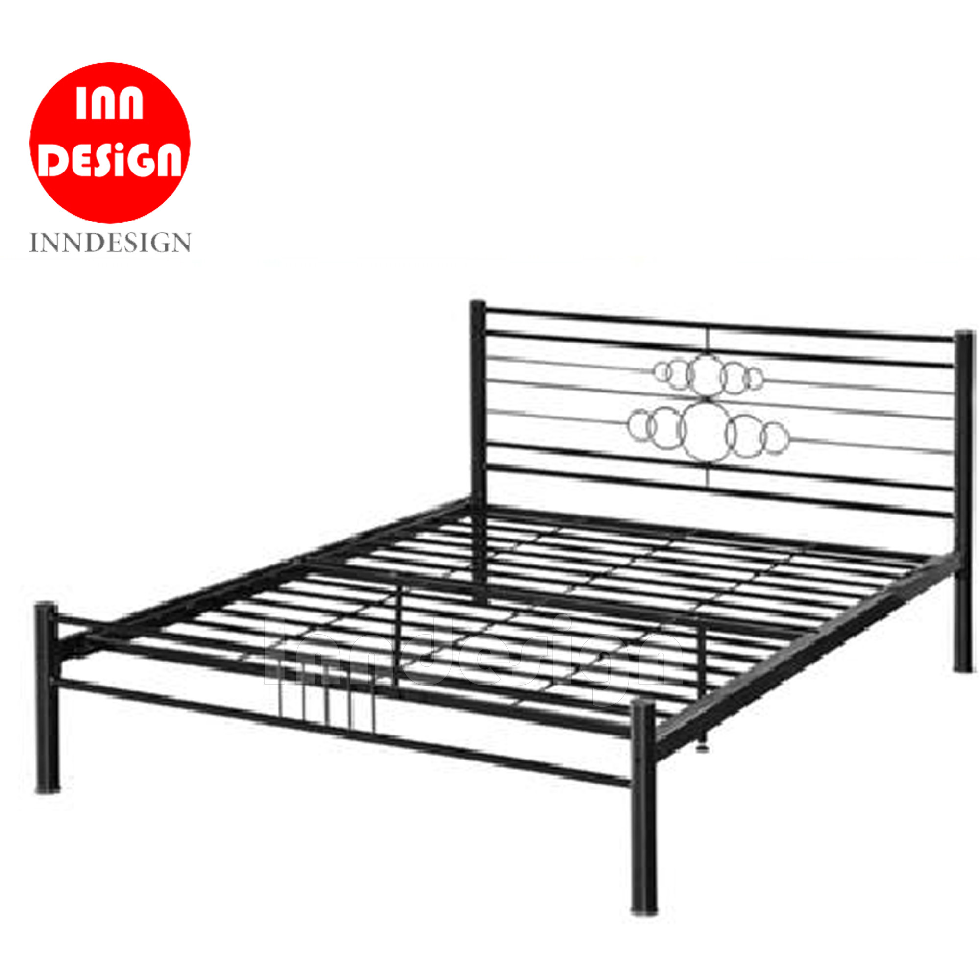 Queen King Metal Bed Frame Black Lazada Singapore Queen King Metal Bed Frame