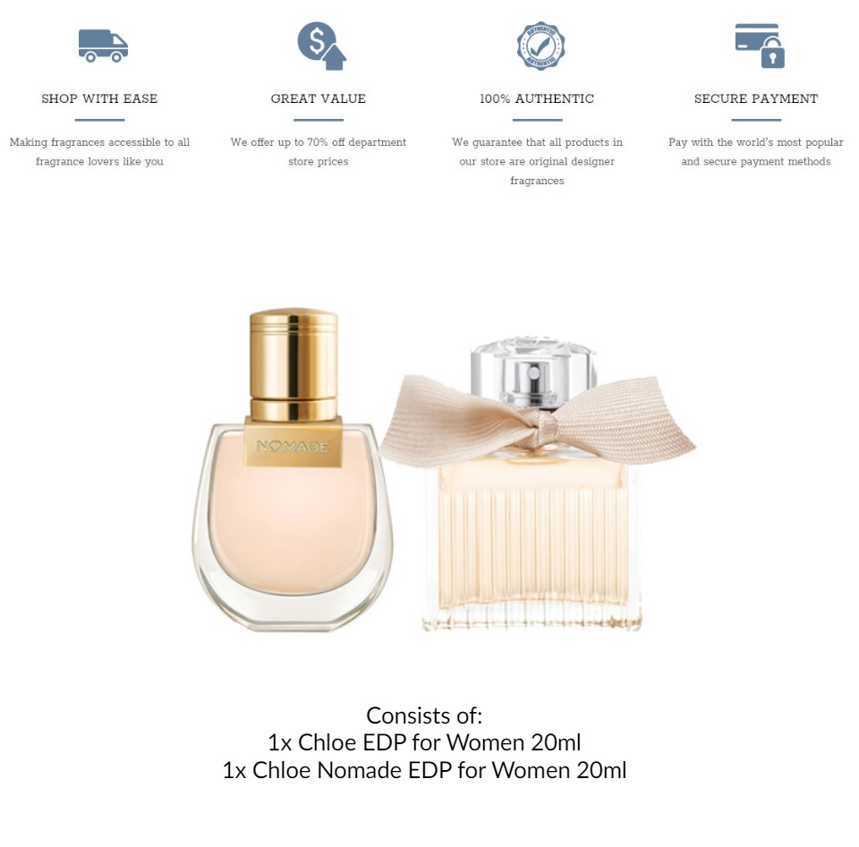Chloe Signature EDP + Nomade 2 Pcs Gift Set for Women (20ml