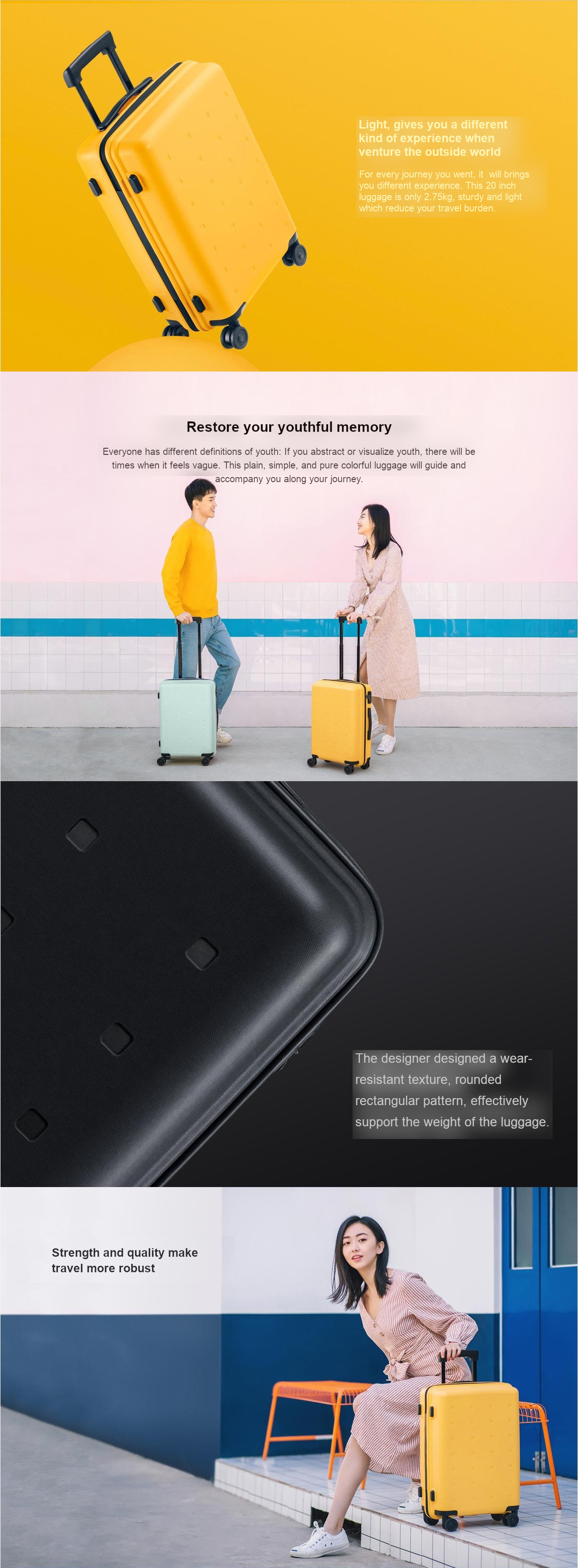 xiaomi suitcase youth edition