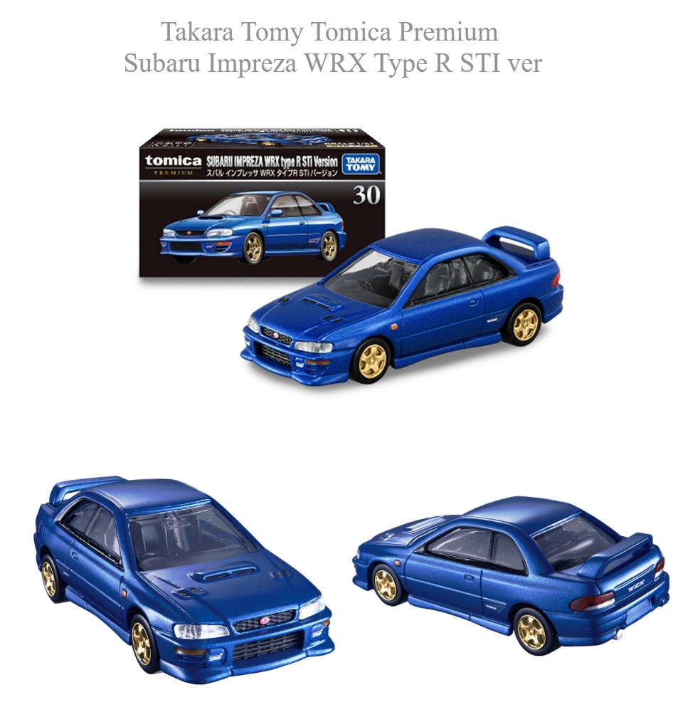 Takara Tomy Tomica Premium Subaru Impreza WRX Type R STI ver Lazada Singapore