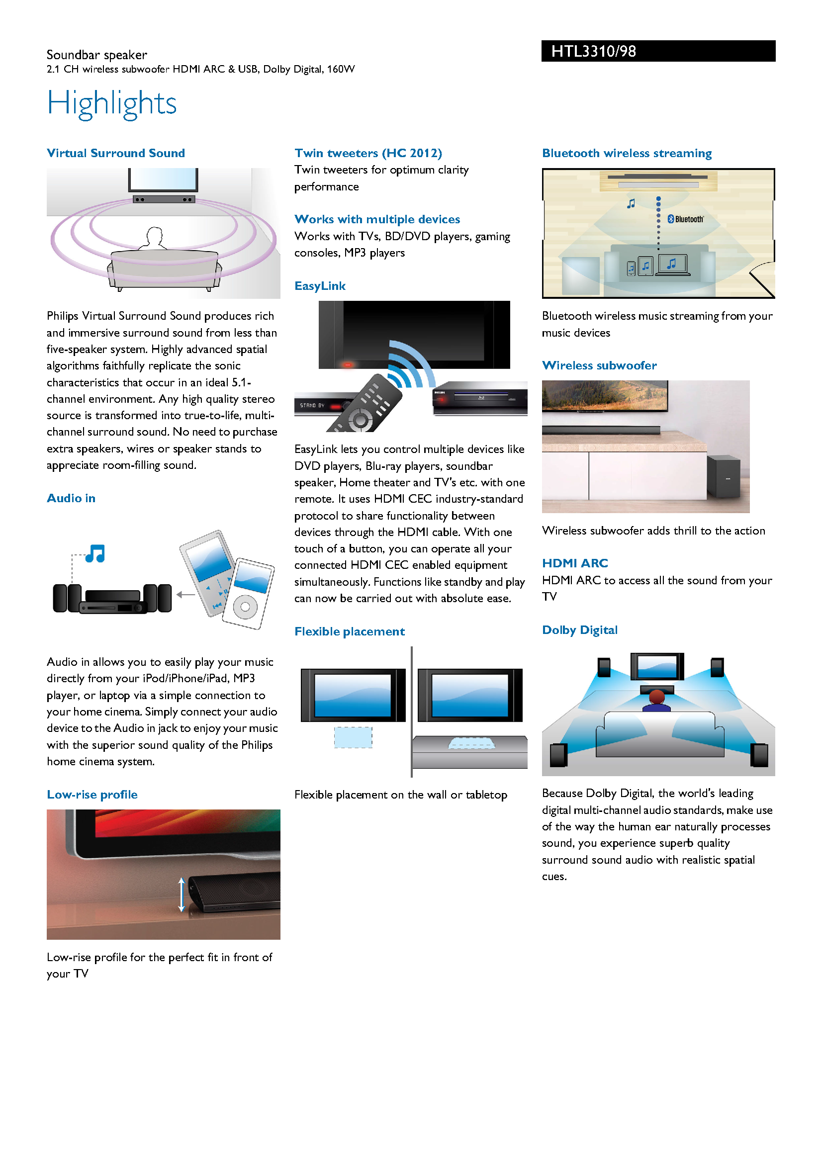philips easylink soundbar