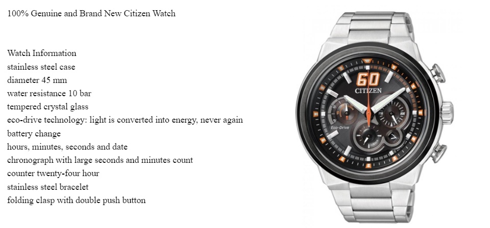 Original] Citizen Eco-Drive CA4134-55E 